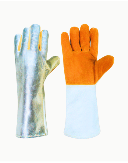 Aluminized Heat Resistant Welding Gloves – 16” BWG300